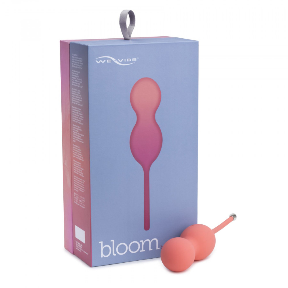 Вагинальные шарики - Смарт вагинальные шарики с вибрацией We-Vibe Bloom, диаметр 3,3 см, масса 45, 65, 80 г 3
