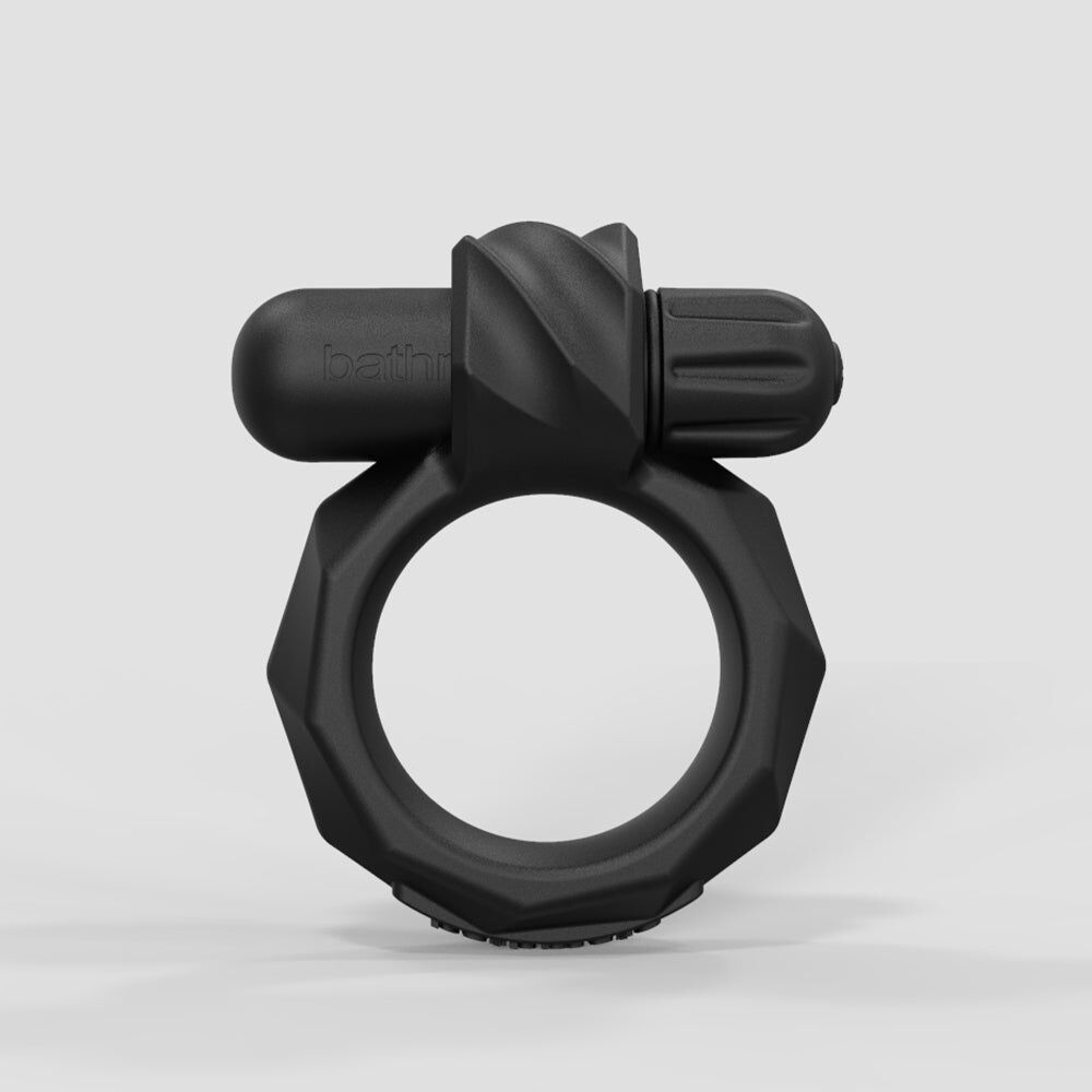 Эрекционные кольца с вибрацией - Эрекционное кольцо с вибропулей Bathmate Maximus VIBE 45mm, перезаряжаемое