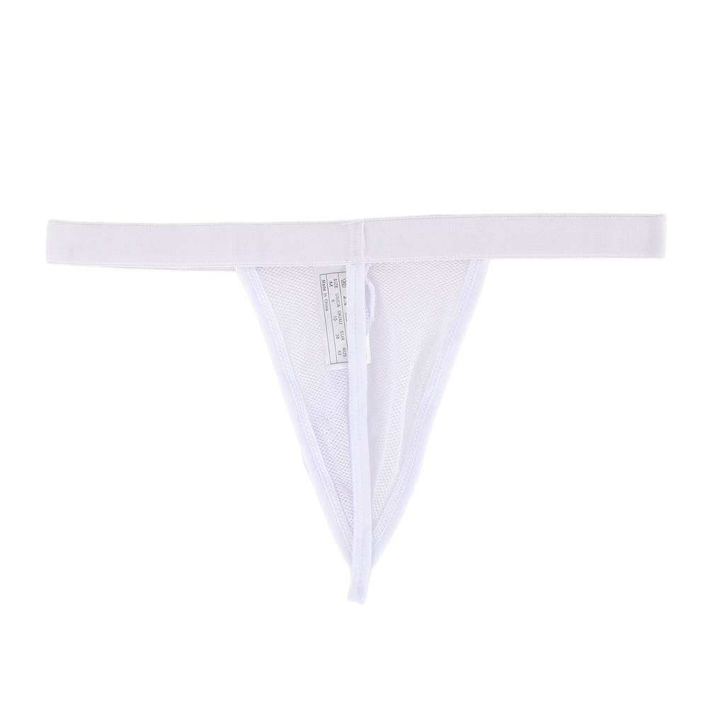 Різне - Стринги чоловічі Star Night у сіточку, білі, XS-M 4