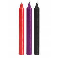 Свечки для БДСМ низкотемпературные TOYJOY Japanese Drip Candles, 3 шт