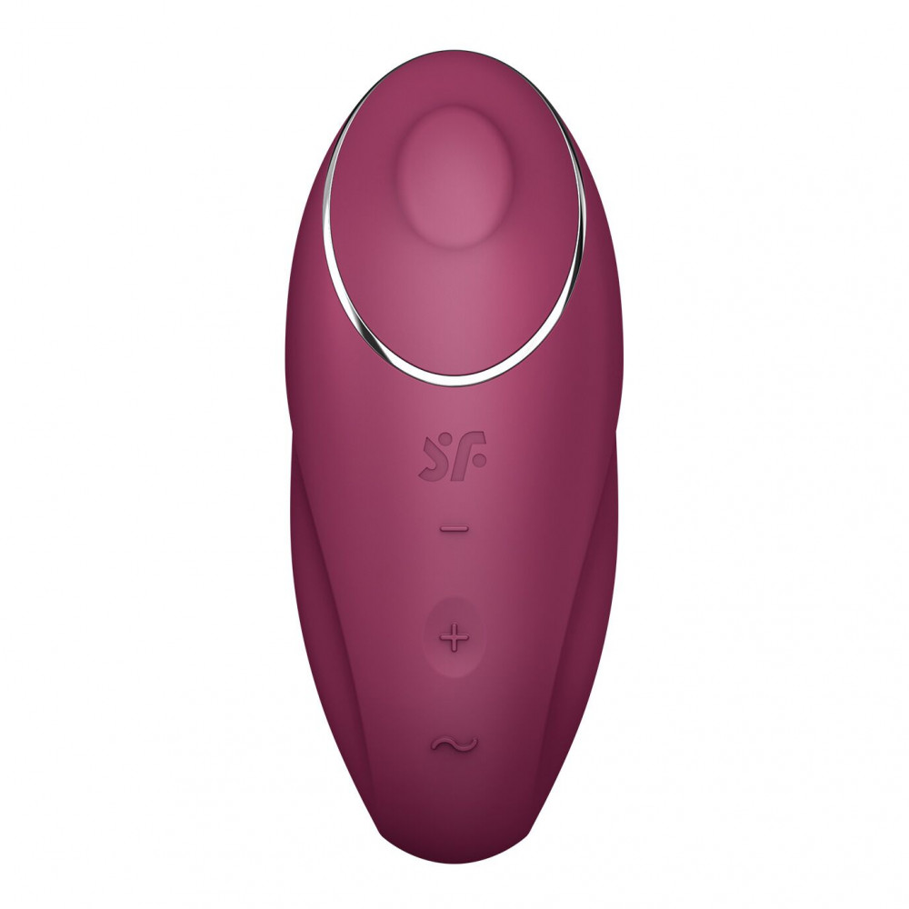 Клиторальный вибратор - Вибратор Satisfyer Tap & Climax 1 Red 2