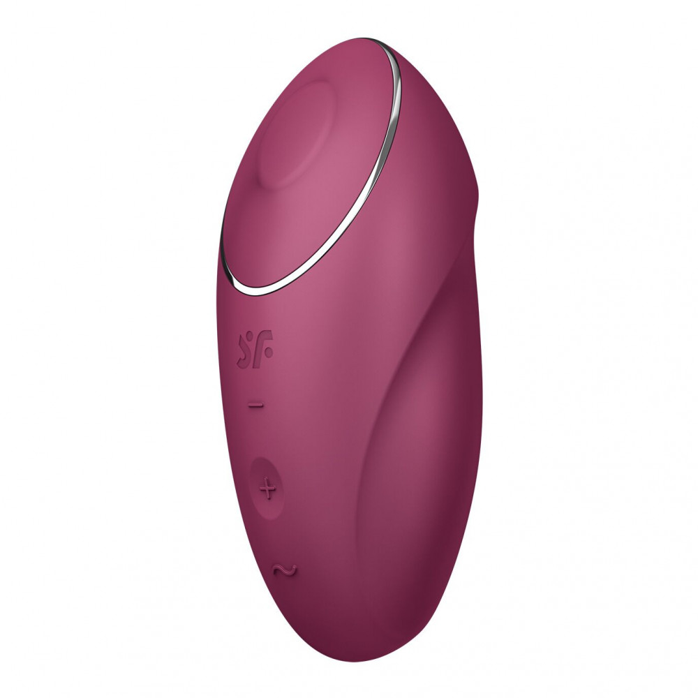 Клиторальный вибратор - Вибратор Satisfyer Tap & Climax 1 Red 3