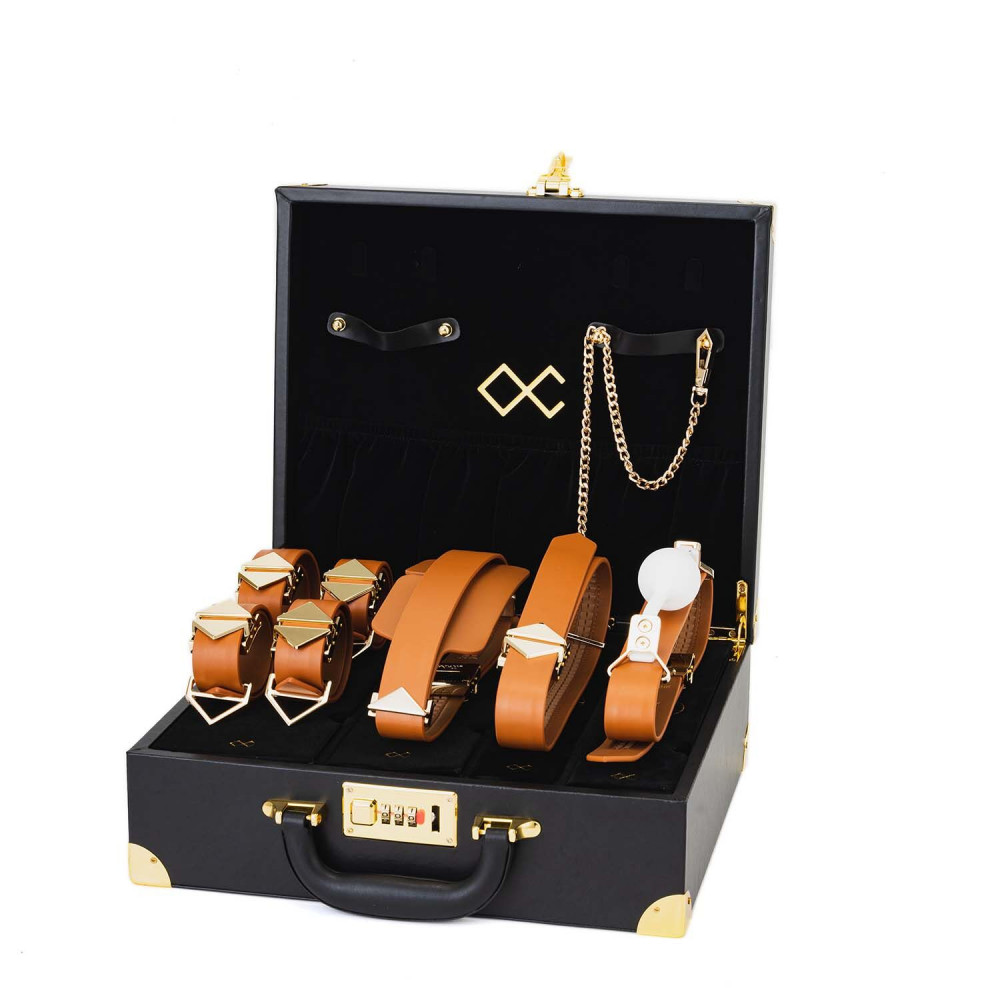 Наборы для БДСМ - БДСМ-набор LOCKINK Moonlight Treasure Chest - Brown Set