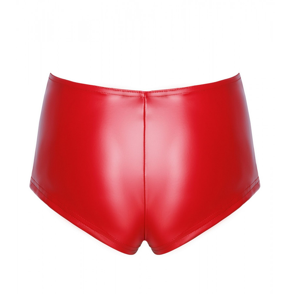 Різне - Шорти Noir Handmade F356 Red powerwetlook shorts - S 6