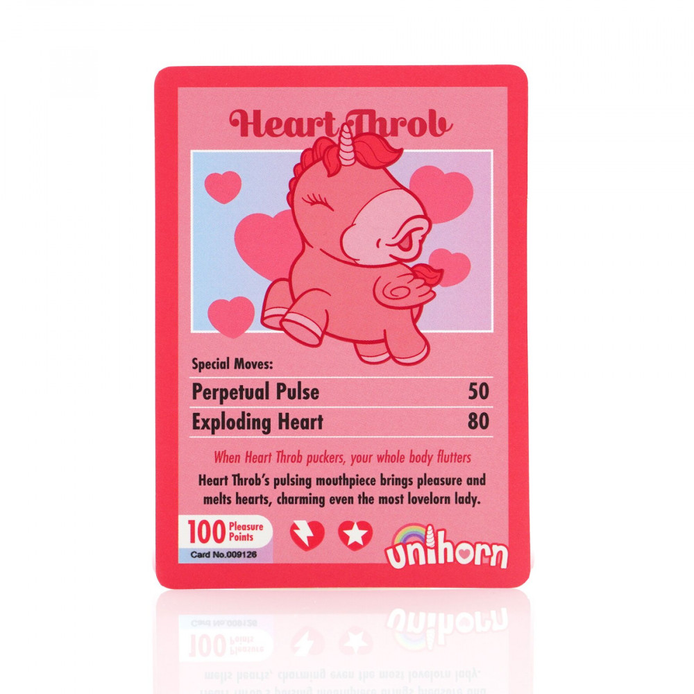 Вибропули и мини-вибраторы - Вибратор-единорожка Unihorn – Heart Throb, с пульсацией 2