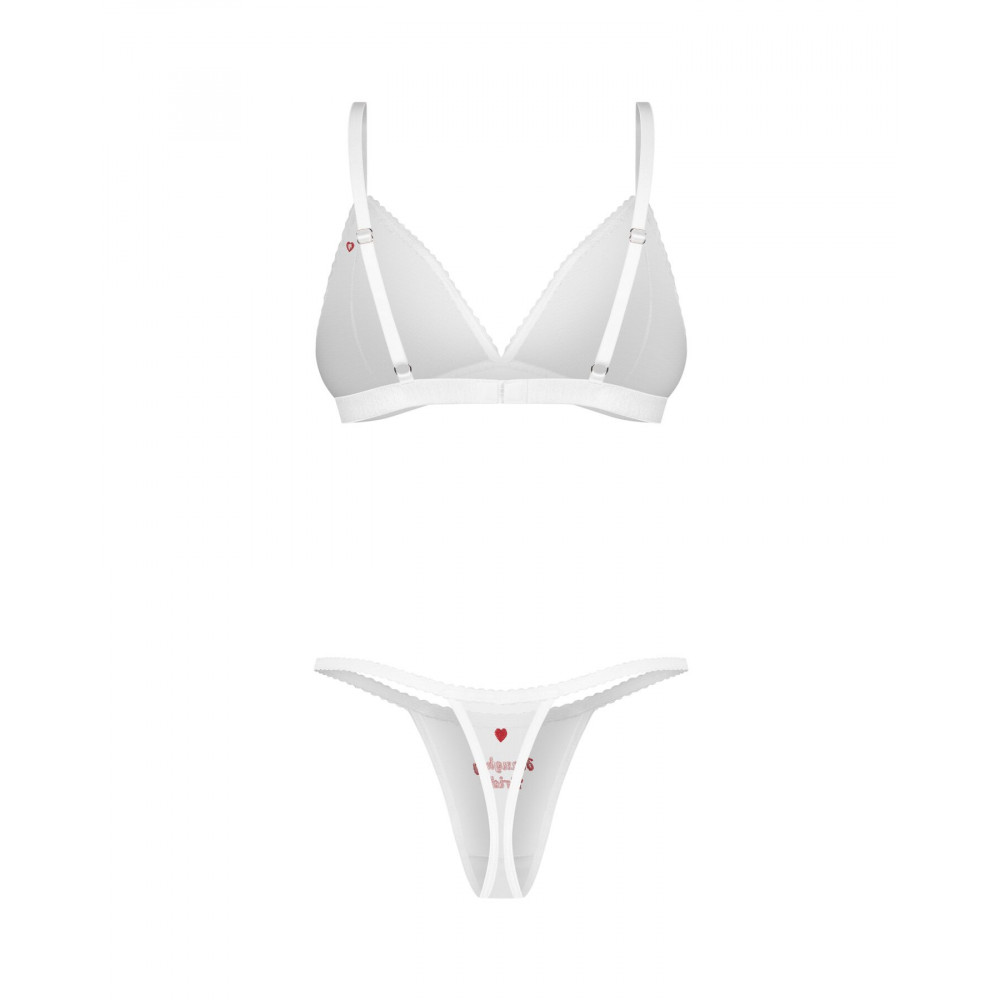 Еротичні комплекти - Комплект Obsessive Weddya Bride 3-pcs set S/M 2