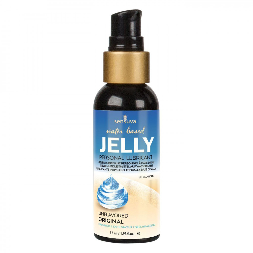 Змазки на водній основі - Змазка на водній основі Sensuva Jelly Water-Based (57 мл), дуже густа, підходить для аналу