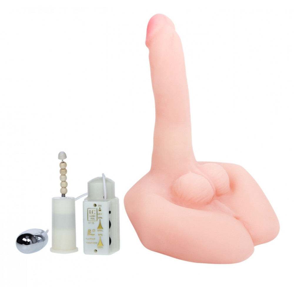  - Универсальный мастурбатор вибратор с функцией ротации и вагина Mr. BIG Rotation & Vibration, BW-008016 1