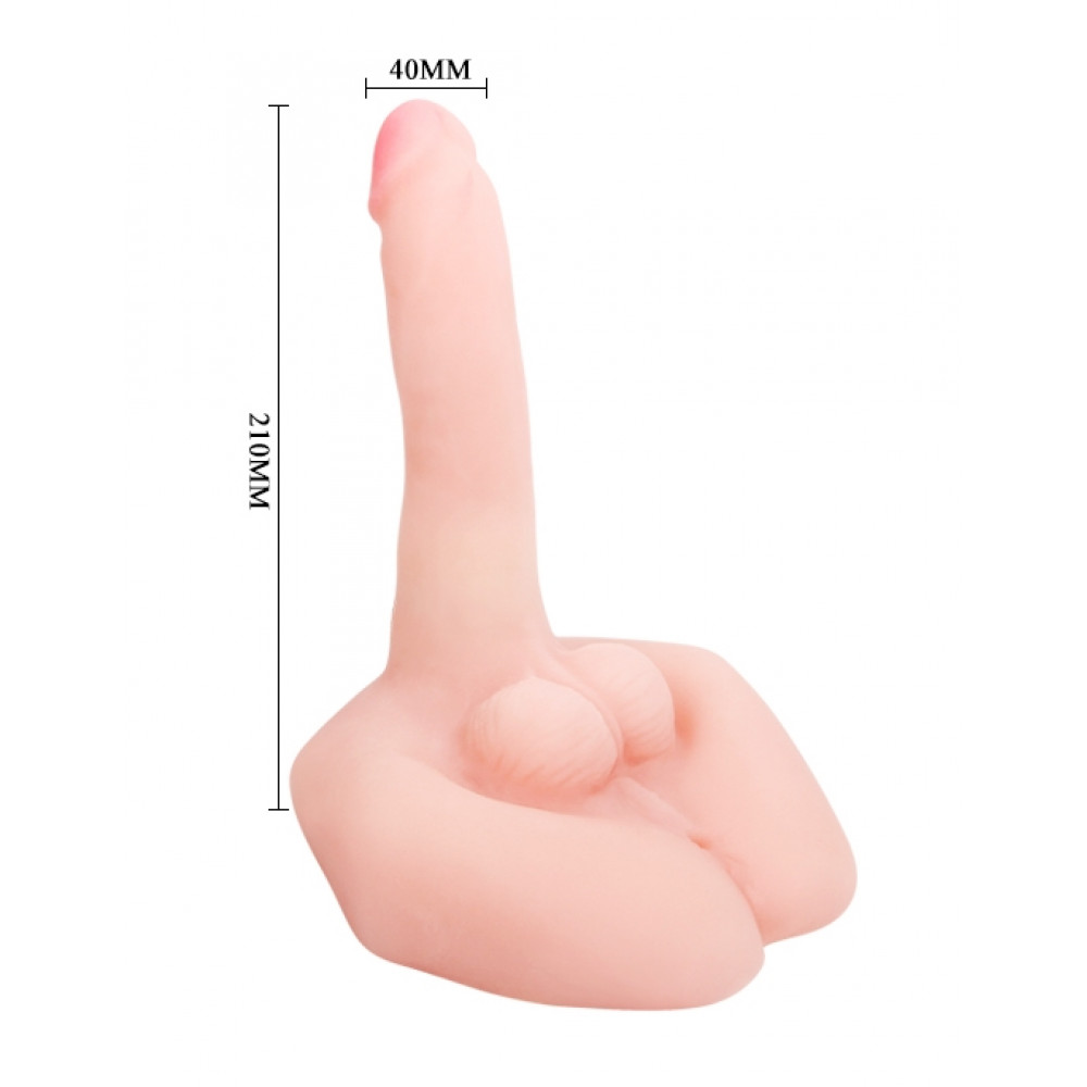  - Универсальный мастурбатор вибратор с функцией ротации и вагина Mr. BIG Rotation & Vibration, BW-008016 4