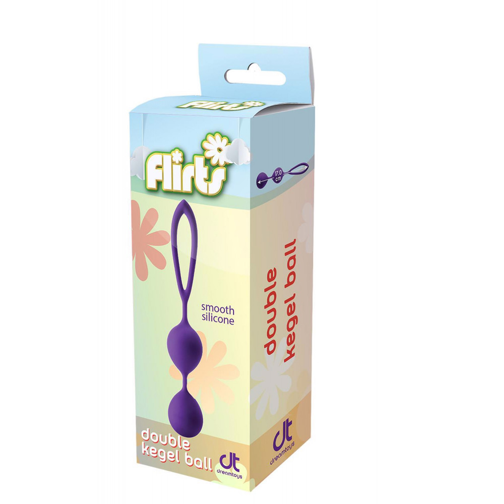 Разное - Вагинальные шарики Dream Toys FLIRTS фиолетовые 3
