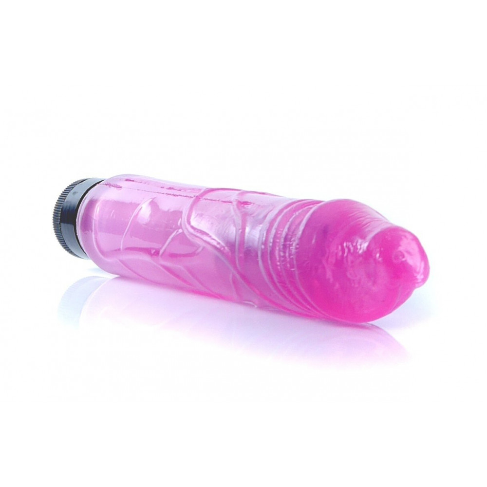  - Вібратор Boss Series - Juicy Jelly Multispeed Pink, (довжина 22 см, діаметр 4 см) BS6700073 4