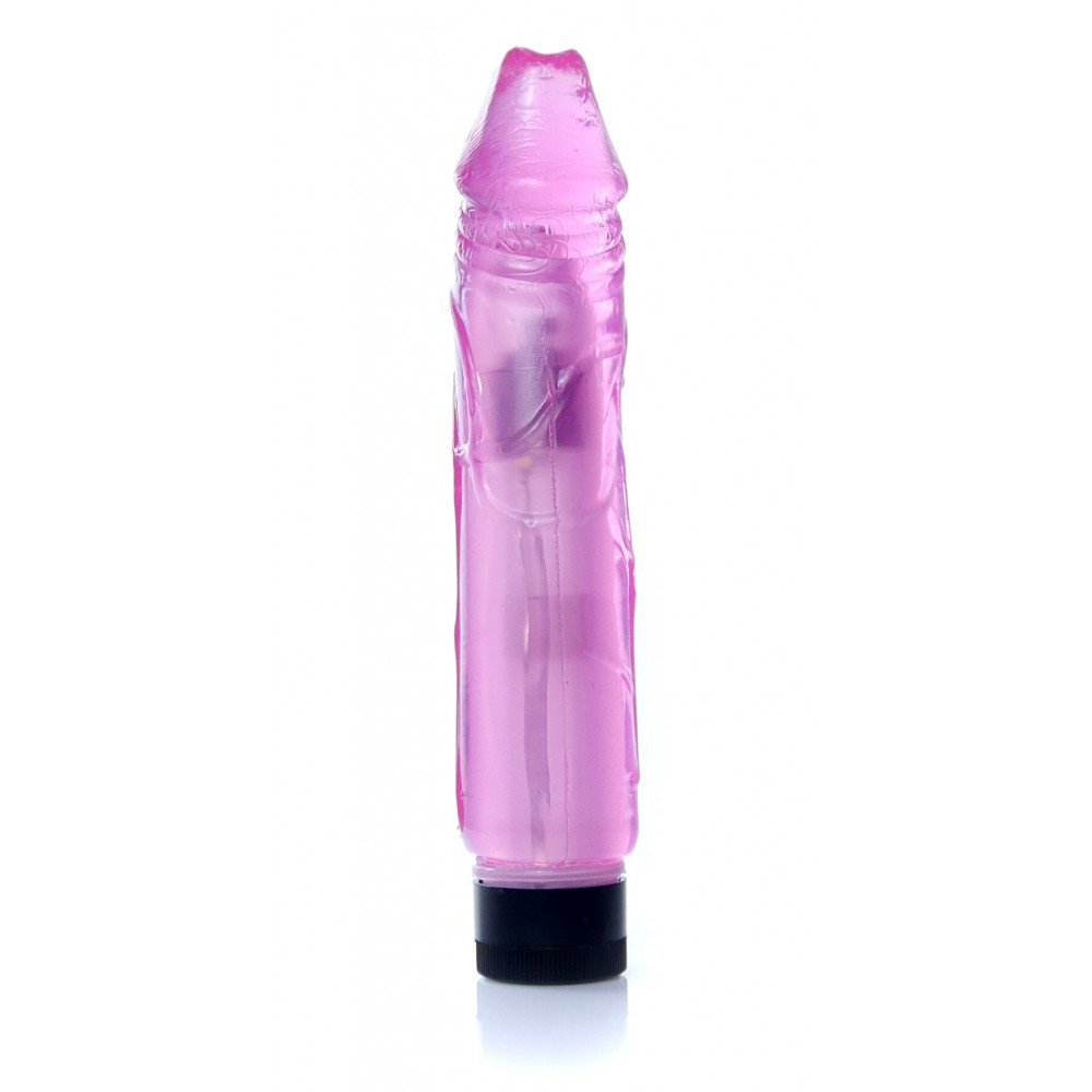  - Вібратор Boss Series - Juicy Jelly Multispeed Pink, (довжина 22 см, діаметр 4 см) BS6700073 2