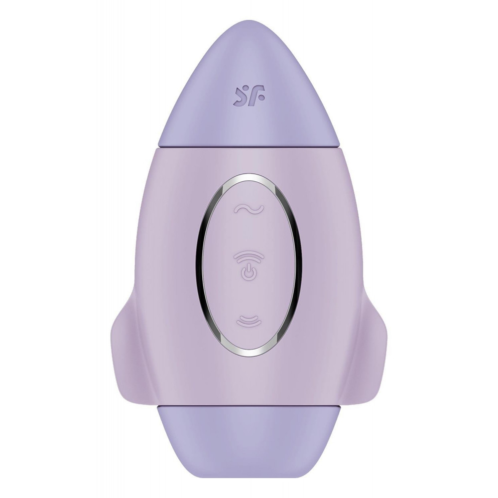 Разное - Вибратор Satisfyer Mission Control с вакуумной стимуляцией клитора, фиолетовый