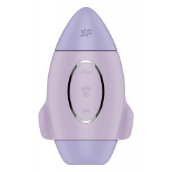 Вібратор Satisfyer Mission Control з вакуумною стимуляцією клітора, фіолетовий