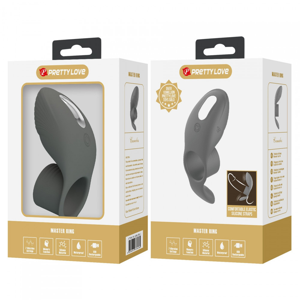 Різне - Вібро-кільце Pretty Love - Master ring 7 vibration functions, BI-210198-1 10