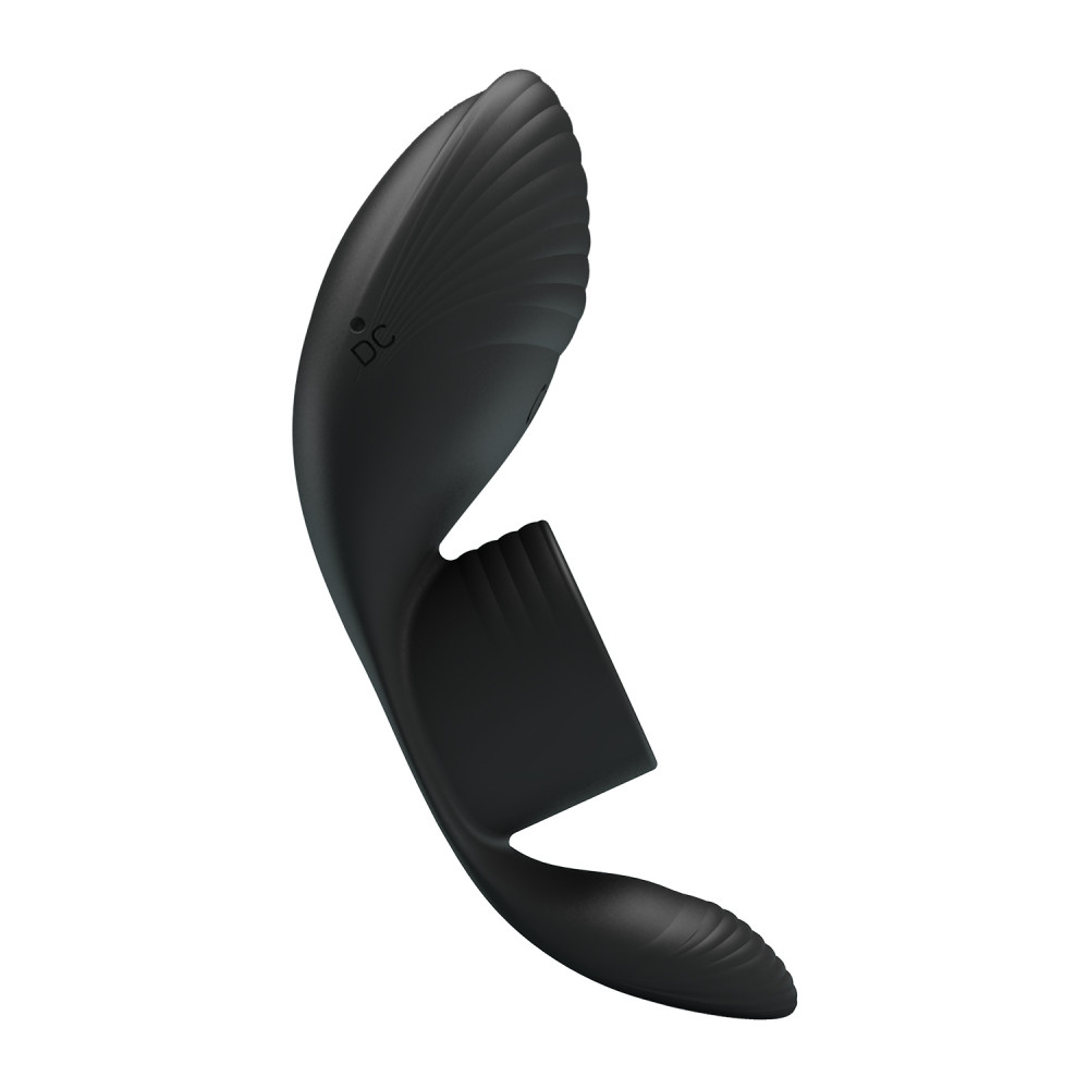  - Вібро-кільце Pretty Love - Vibration Penis Sleeve Black 7 vibration functions, BI-210198 6
