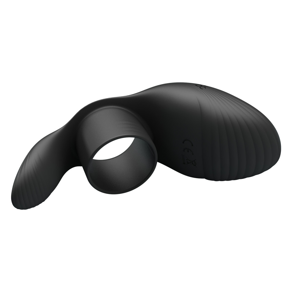  - Вібро-кільце Pretty Love - Vibration Penis Sleeve Black 7 vibration functions, BI-210198 7