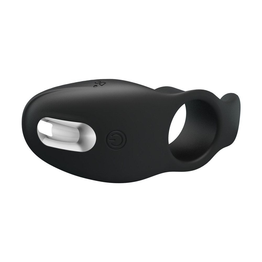  - Вібро-кільце Pretty Love - Vibration Penis Sleeve Black 7 vibration functions, BI-210198 4