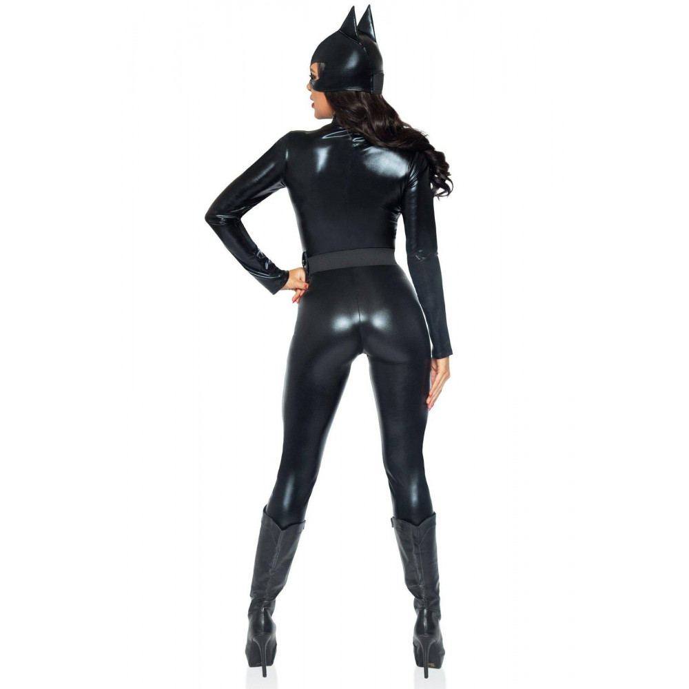 Эротическое белье - Виниловый костюм Bat Leg Avenue, 3 предмета M 1