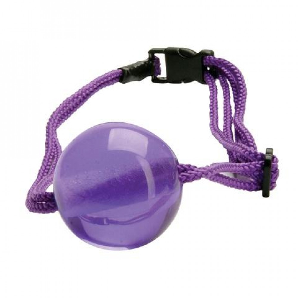 Кляп - Кляп Japanese Silk Love Rope Ball Gag, Purple2
