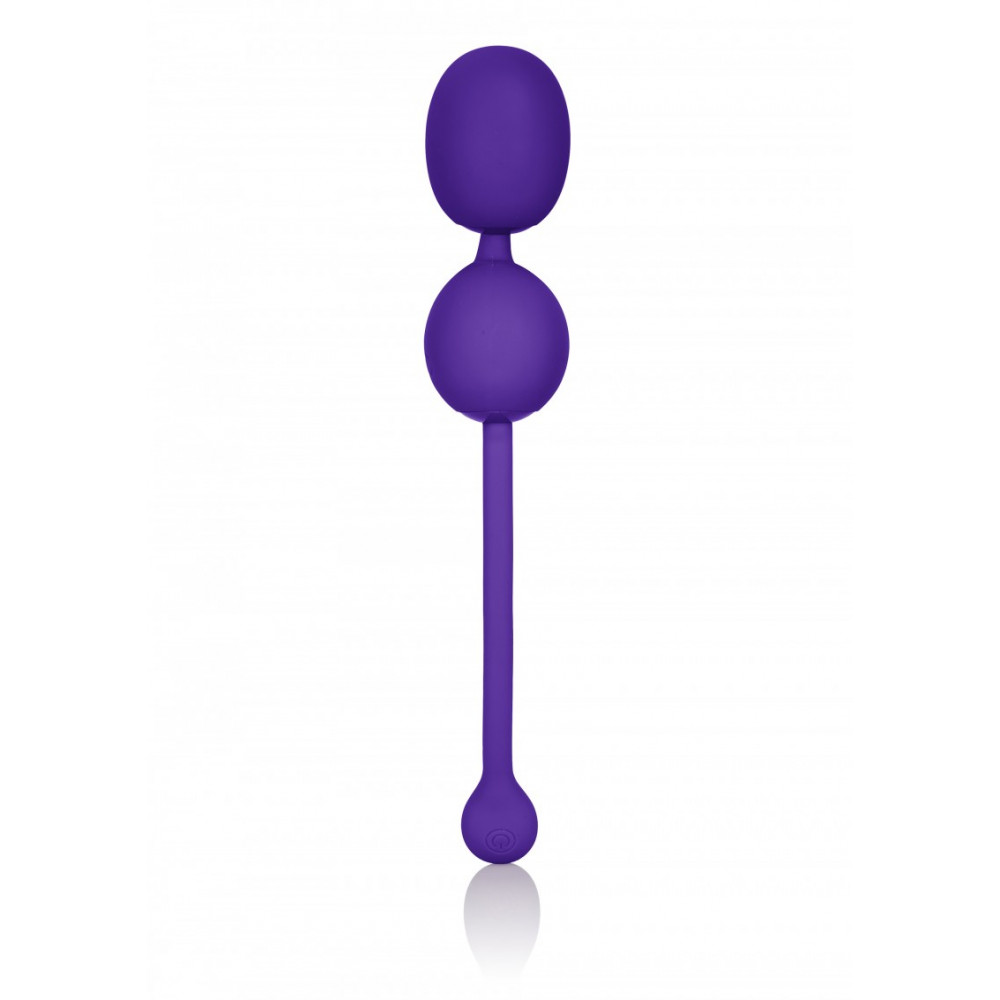 Вагинальные шарики - CalExotics Rechargeable Dual Kegel вагинальные шарики 9х3.2 см., фиолетовый