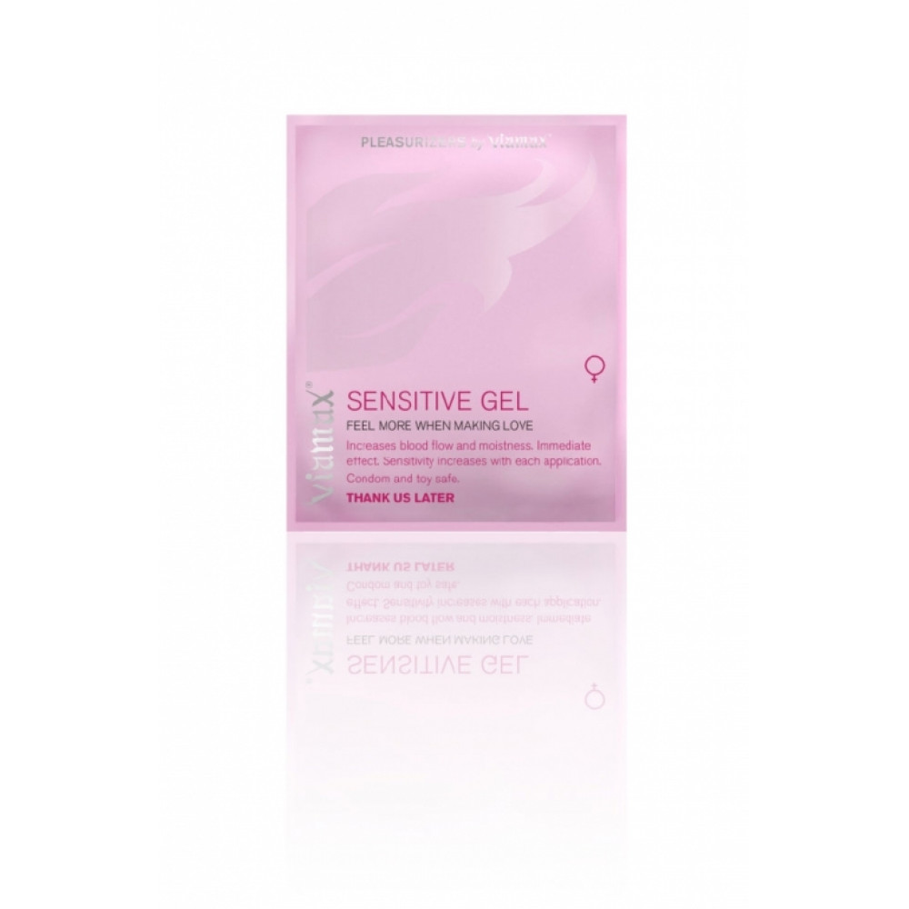 Женские возбудители - Возбуждающий гель для женщин Viamax Sensitive gel 2 мл.