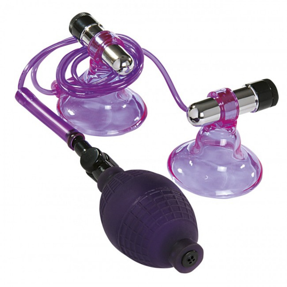 Женские вакуумные помпы - Вибропомпы для сосков Kinx Hi-Beam Vibrating Nipple Pumps 