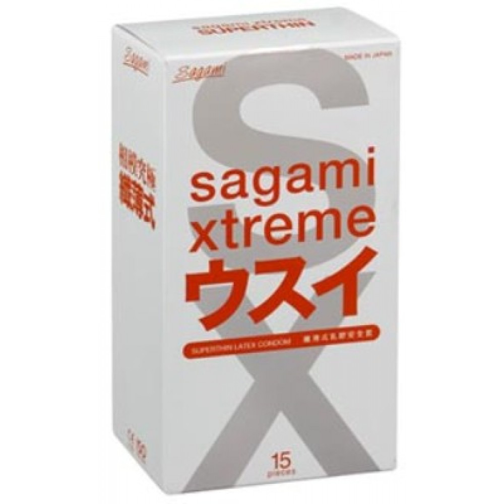 Презервативы - Ультратонкие латексные презервативы Sagami Xtreme, 1 шт.