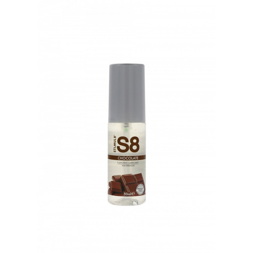 Оральные смазки - Stimul8 Flavored Lube water based лубрикант, 50мл., шоколад