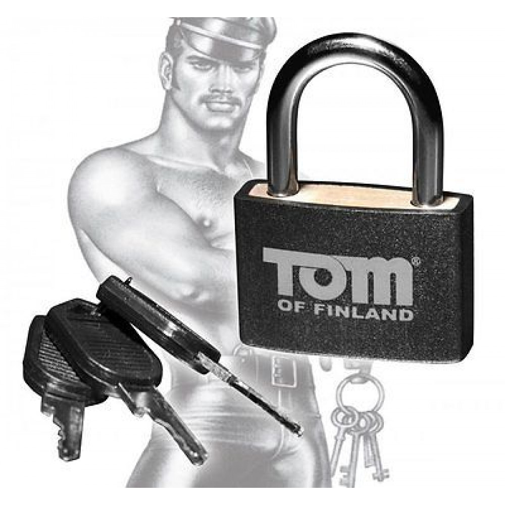 Наручники, веревки, бондажы, поножи - Tom of Finland Metal Lock - замок