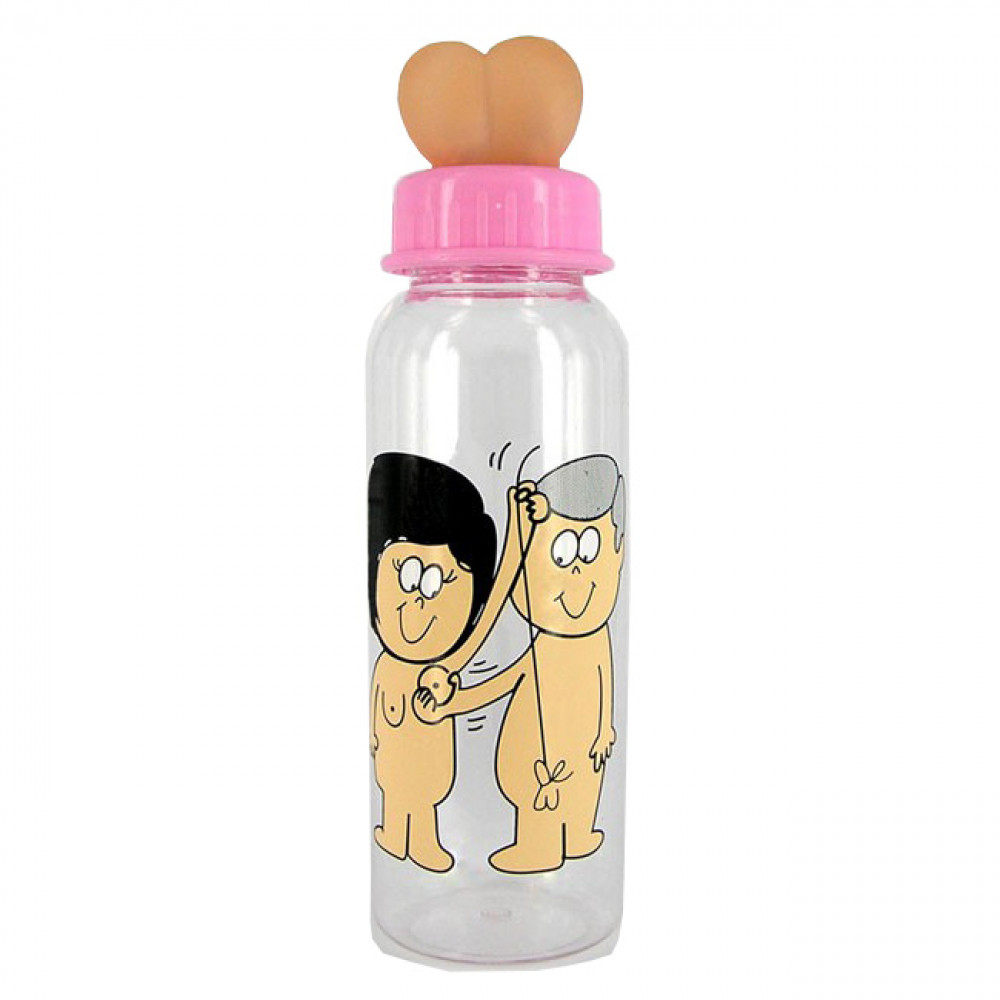 Секс приколы - Бутылочка с эротической соской Boobie Nipple Bottle
