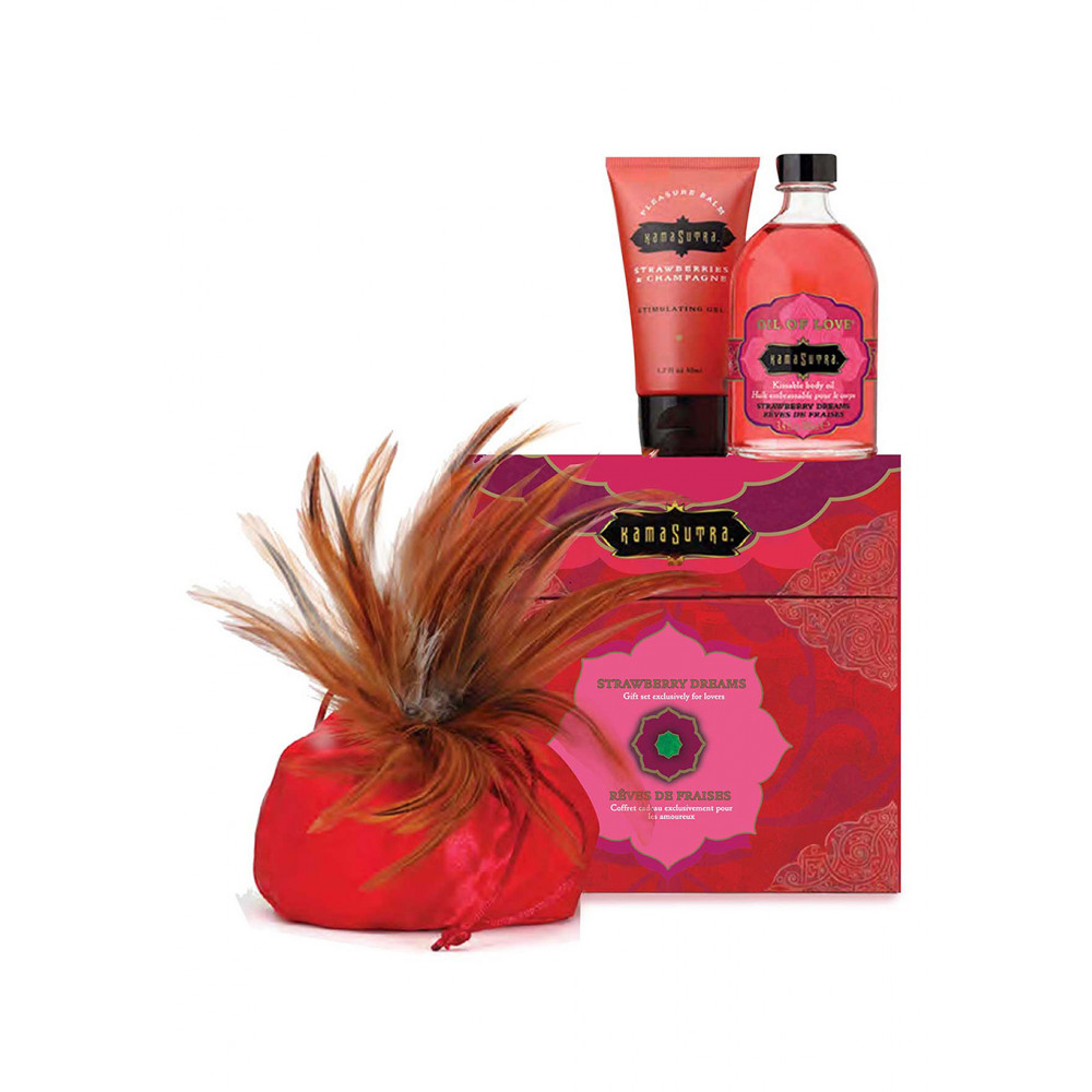 Подарочные наборы - Набор чувственной косметики для тела с ароматом Клубники Treasure Kit Trove Strawberry