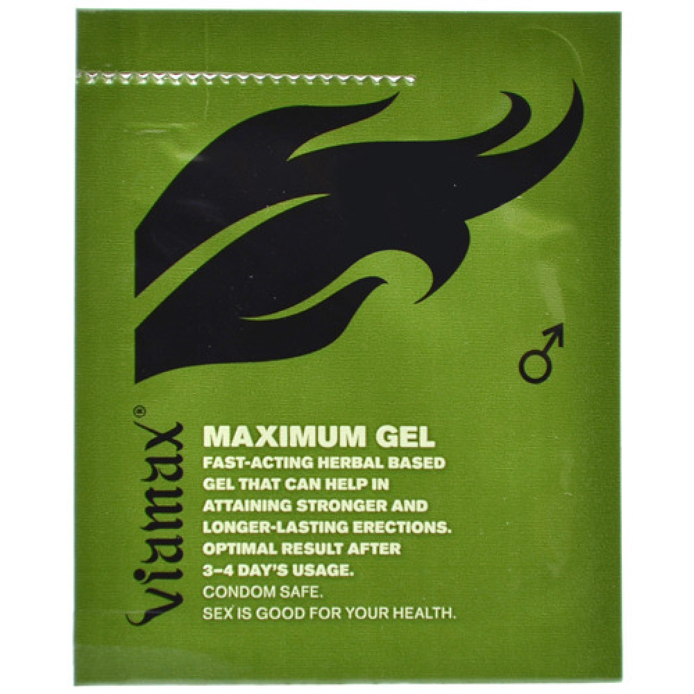 Стимулирующие средства и пролонгаторы - Гель для улучшения эрекции Viamax Maximum gel 2 мл.