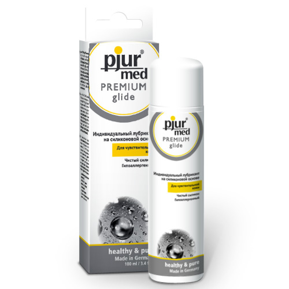 Смазки на силиконовой основе - Лубрикант на силиконовой основе Pjur Med Premium, 100 мл