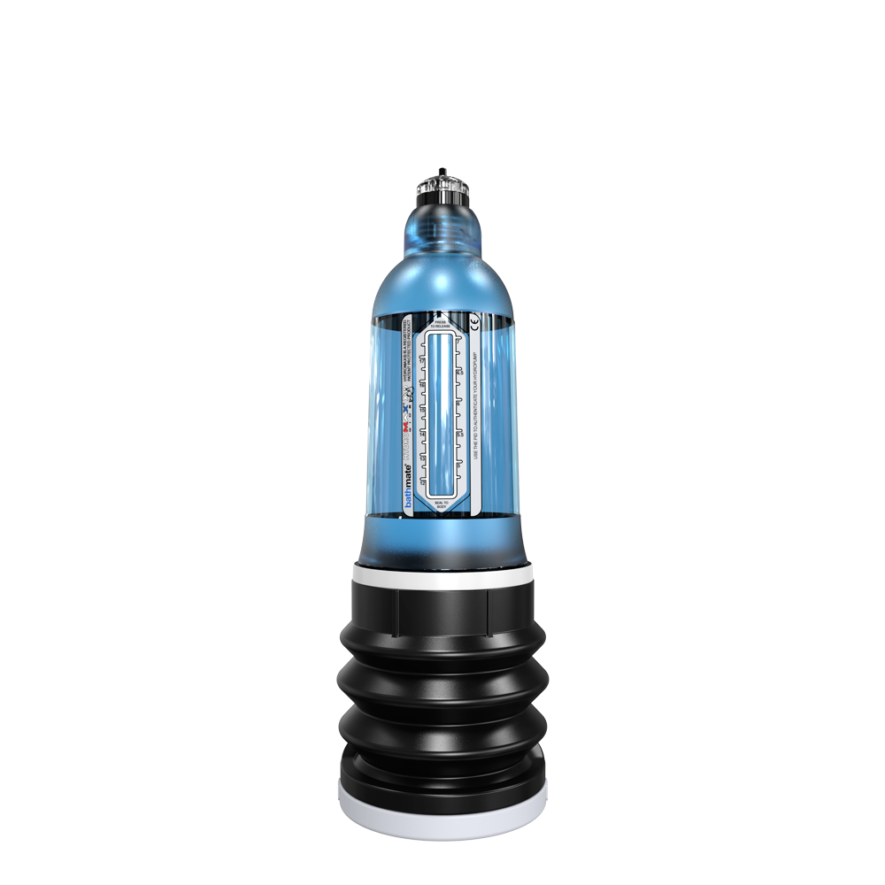 Гидропомпы - Гидропомпа для увеличения члена Bathmate - Hydromax X30 Wide Boy, 22х6 см , голубой