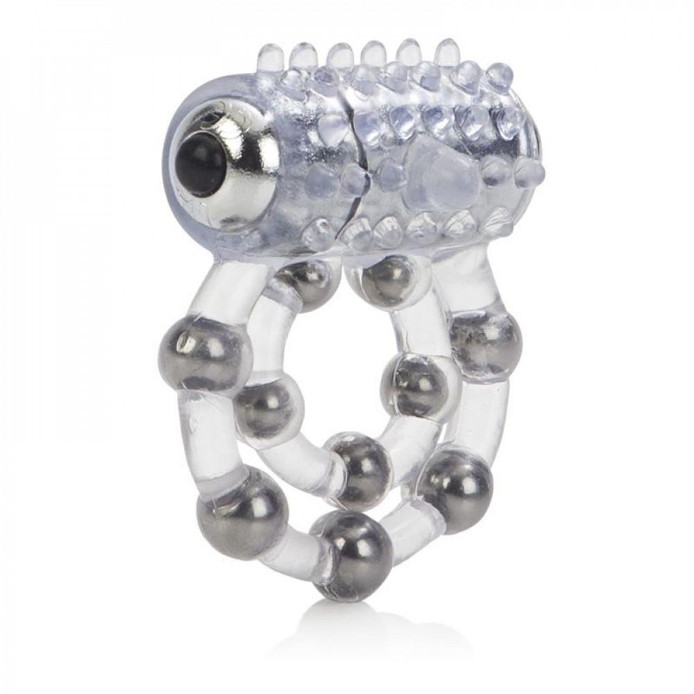 Эрекционные кольца и насадки на член - Виброкольцо с 10 шариками Maximus Ring 10 Stroker Beads