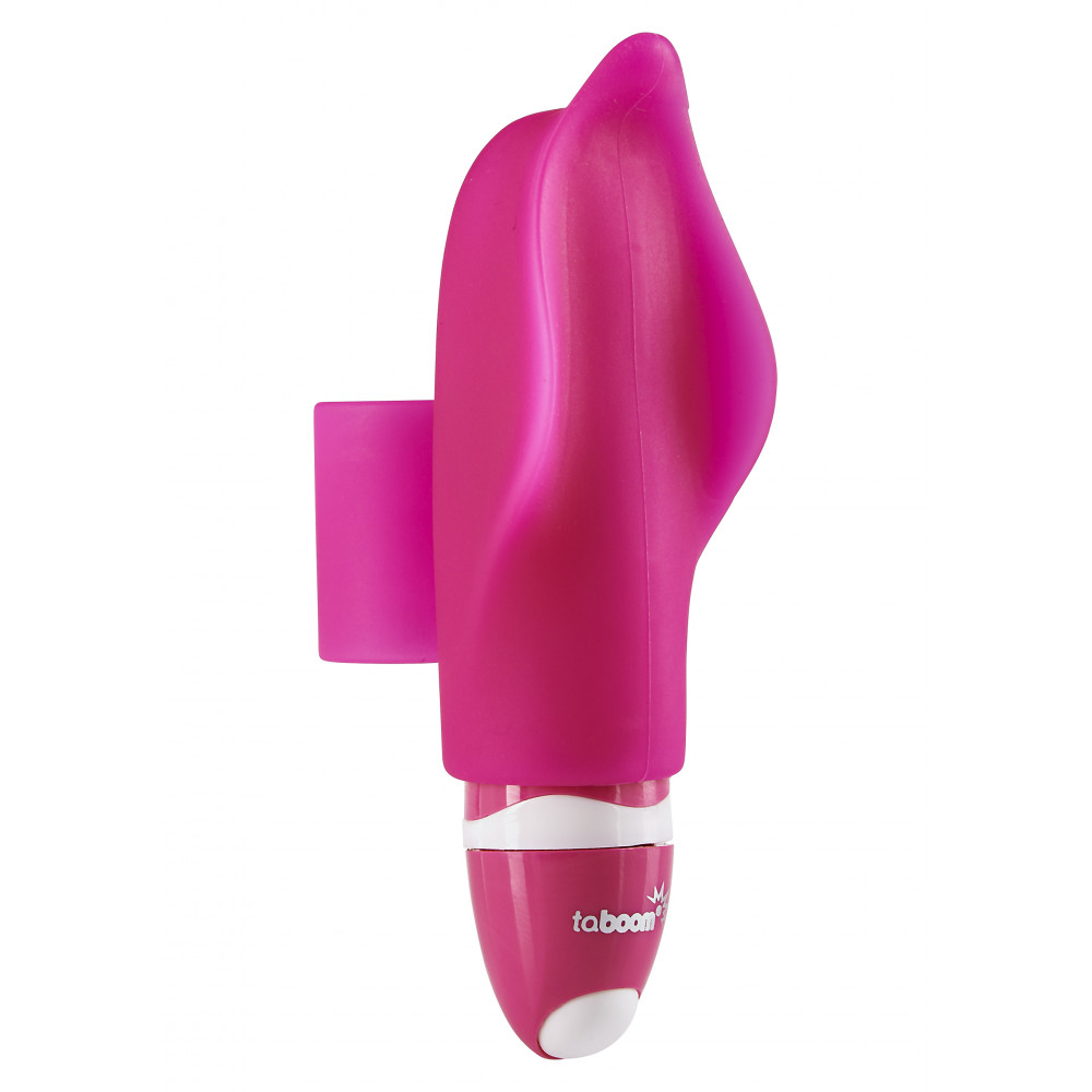 Мини вибраторы - Taboom My Favorite Fingervibe - вибратор насадка на палец, 9,5х3 см, розовый