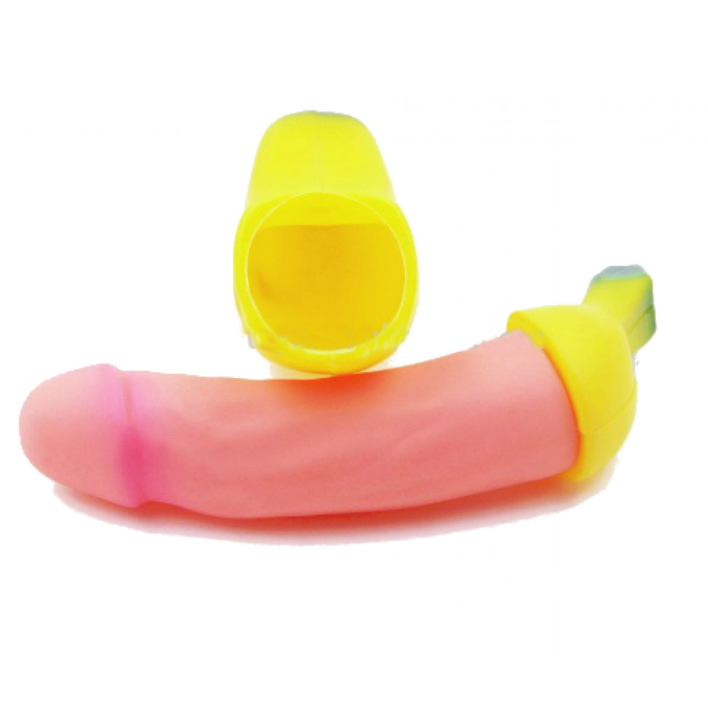 Секс приколы - Брызгалка-банан Plastic Sexy Banana, 14 см