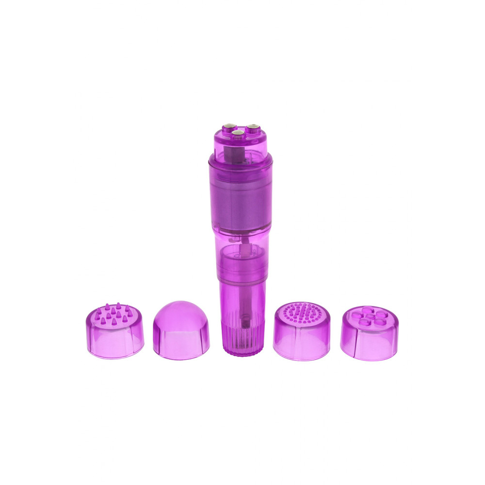 Мини вибраторы - Мини стимулятор Pocket Rocket, пурпурный