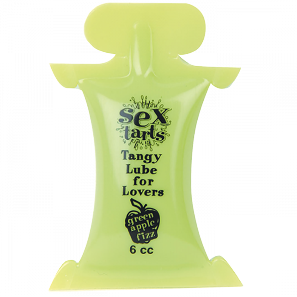 Оральные смазки - Лубрикант с ароматом зеленого яблока Sex Tarts Lube , 6 мл