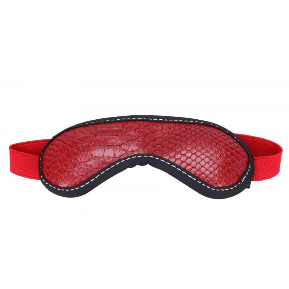 Маски - Маска BDSM-NEW Snake Blindfold, red