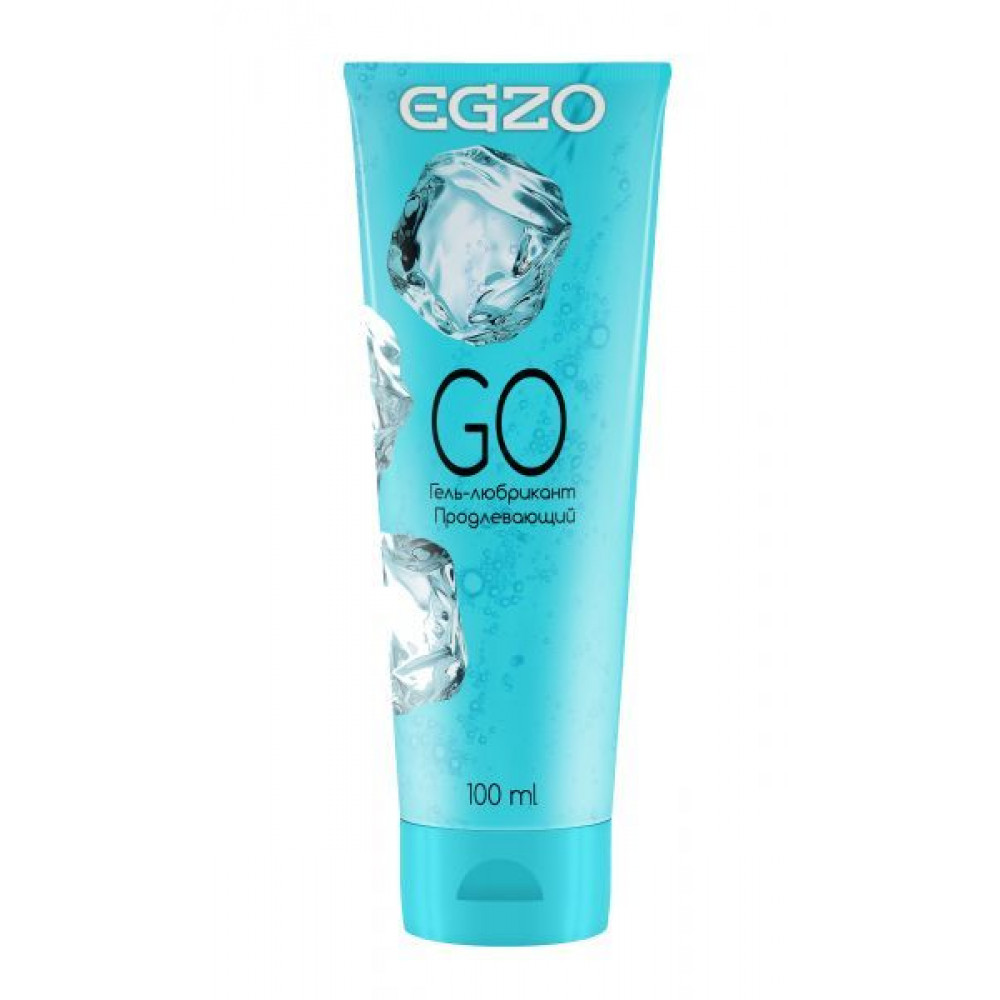 Лубриканты - Охлаждающий гель-лубрикант EGZO “GO”с пролонгирующим эффектом, 100 мл