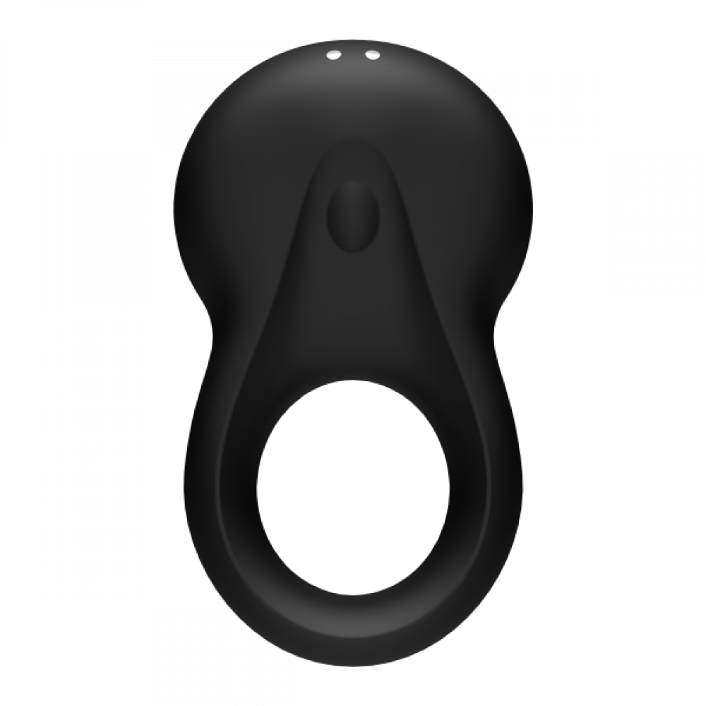 Эрекционные кольца с вибрацией - Кольцо эрекционное SATISFYER SIGNET RING BLACK 4