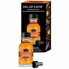 Съедобное масло для поцелуев Kamasutra OIL OF LOVE Тропическое Манго 22 мл