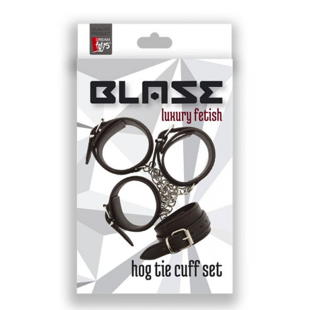 БДСМ наручники - Наручники и Оковы BLAZE HOG TIE CUFF SET 1