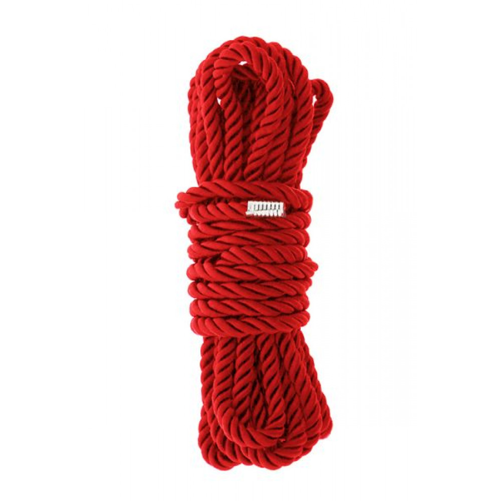 БДСМ аксессуары - Веревка для бондажа BLAZE DELUXE BONDAGE ROPE 5M RED