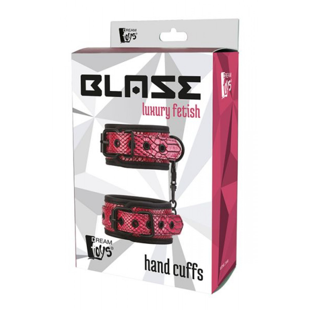 БДСМ наручники - Наручники BLAZE HAND CUFFS PINK 1