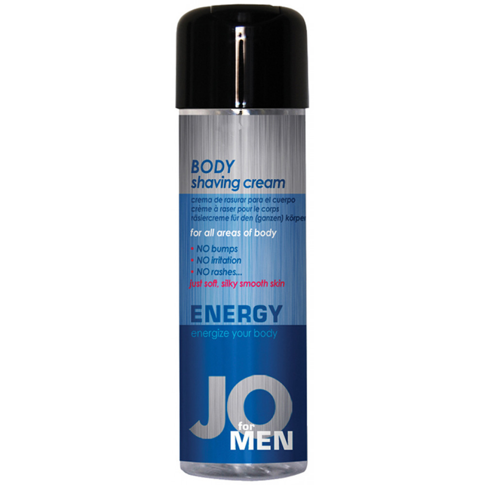 Интимная косметика - Крем для бритья JO MEN BODY SHAVING CREAM ENERGY, 240 мл